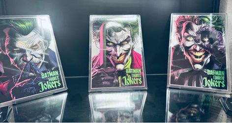 2026 Batman Three Jokers - #1, #2, #3 The Comedian - Agoro loz Silver Foil Set