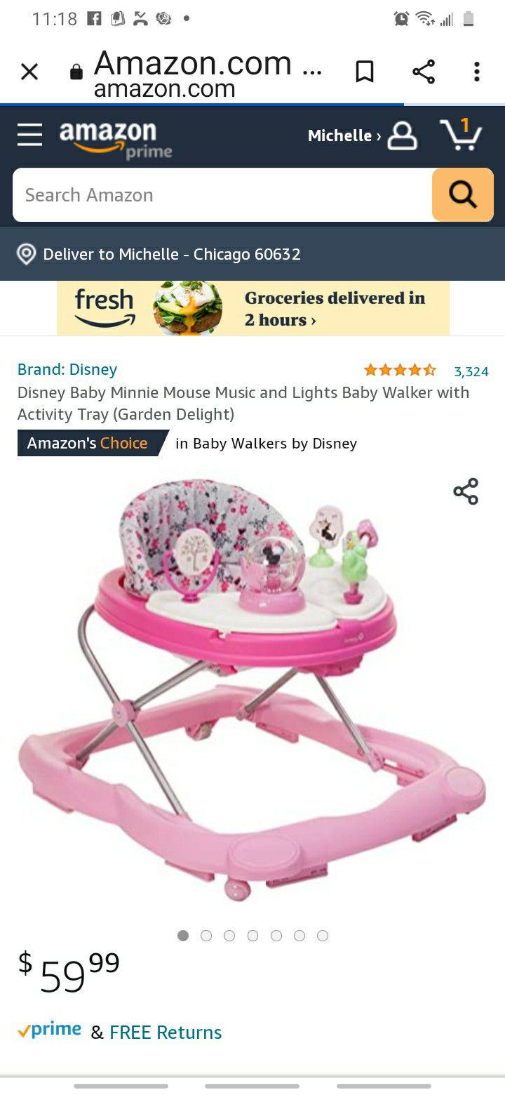 Minnie mouse Walker 