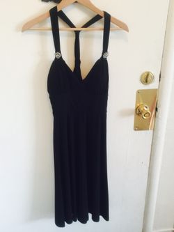 Black dress low back size 1