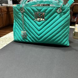 Teal Bagley Mischka Purse