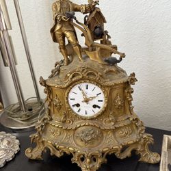 1816 Antique Brass French Clock 