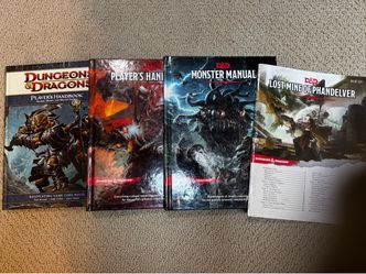 Dungeons & Dragons Book Lot – 4 Books
