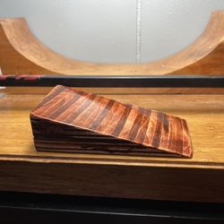 🛹 Hand Made Solid Wood  Fingerboard Kicker Ramp 🛹