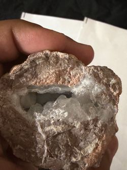 Natural Crystal Geode Half