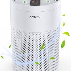 NEW! Air Purifiers for Home Large Room up to 1350ft², AMEIFU Upgrade Large Size H13 Hepa Bedroom Air Purifier for Wildfire,Pets Dander with 3 Fan Spee