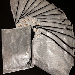 15 multipurpose mesh zipper pouches