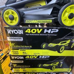 Ryobi 40V HP BRUSHLESS 21" SELF-PROPELLED MOWER KIT
