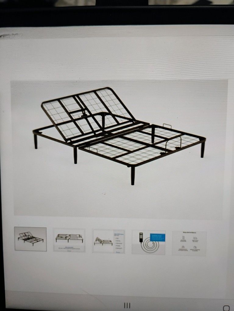 King Size Adjustable Bed  Base