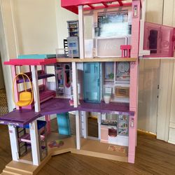 Barbie Dreamhouse + Camper + Pet Salon + Gymnastics Set – Great Bundle