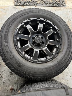 Rims 18” for Midsized Truck - comes with Snow Tires.