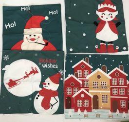 Christmas theme for home pillow cover