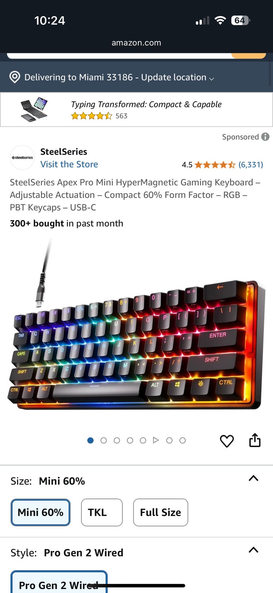 gaming key board