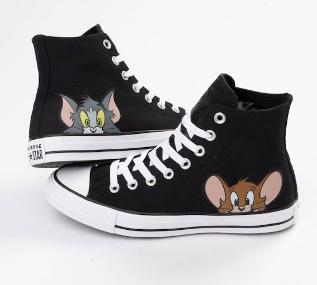 Converse x Tom and Jerry Chuck Taylor All Star High-Top Sneaker - Black
