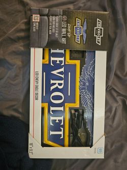 LED Chevy sign logo USB & or battery operated