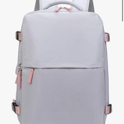 Men Women Laptop Backpack Lightweight Travel Bag Fit For Business Work Daily Travel, Grey, One Size