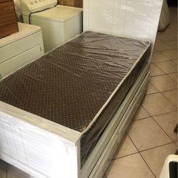 Cama Twin Size Nueva Con Cajones