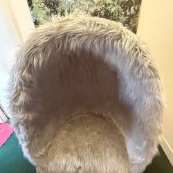 Ultra Plush Faux Fur Accent Chair – Super Cozy Statement Piece