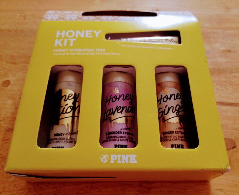 Brand New Ladies Pink Honey Kit Set