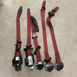 Charger Srt Red Seatbelts 
