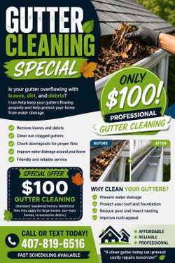 GUTTER CLEANING SPECIAL