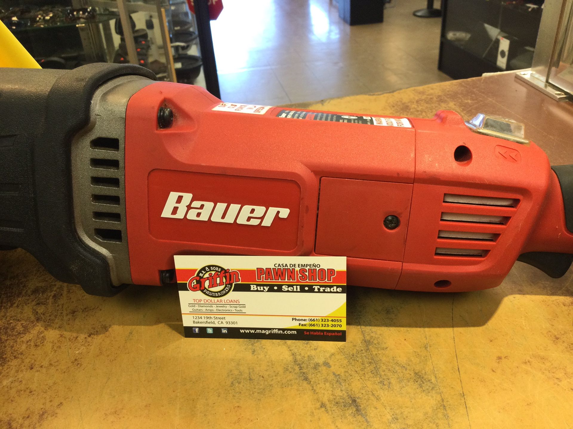Bauer Right Angle Drill 13 Amp 1/2” speed