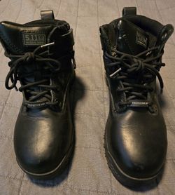 5.11 Black Steel Toe Boots