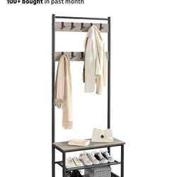 Coat And Shoe Rack + Bench