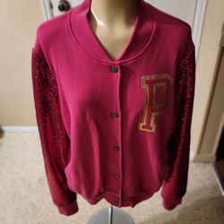 Victoria Secret Pink Sweater Jacket.  Good Condition 