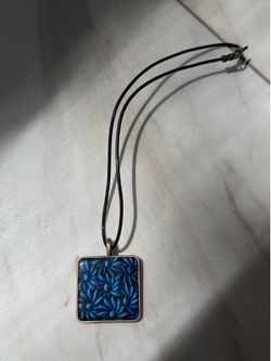Blue necklace