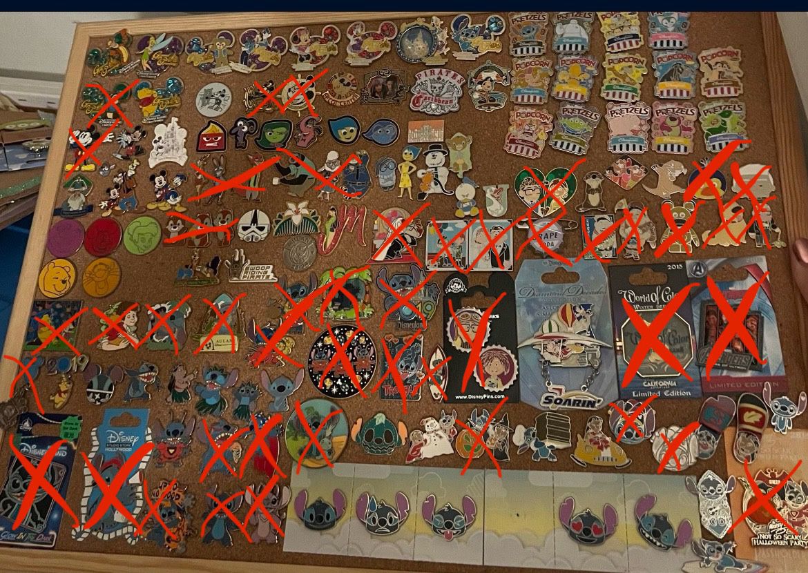 Disney Pins (toy story, up, stitch, and more!) 