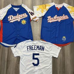 Dodgers Filipino Night Jersey & Freddie Freeman