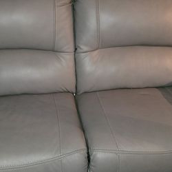 Sofa Set.grey Leather, Ashley  Signature 