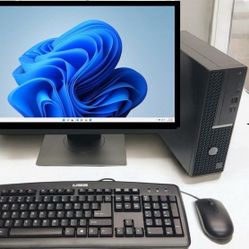 Dell 6-core, Fast Pc Windows 11 Desktop  Ms Office 2021