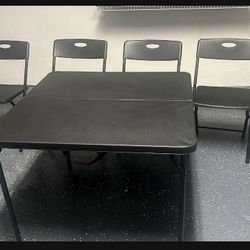 Foldable Table And Chairs 