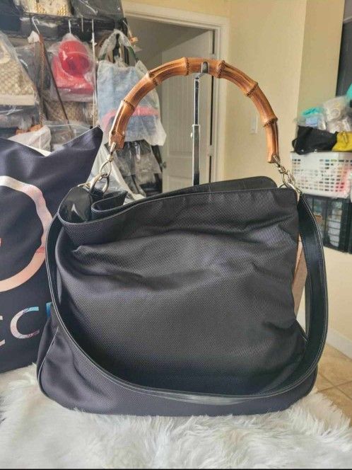 Authentic Vintage GUCCI Iconic Bamboo 2way Bag- USED (PRE-LOVED)