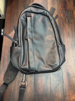 Coach leather backpack