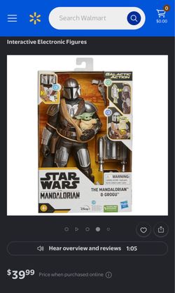 Star Wars Mandalorian & Grogu Interactive Figure