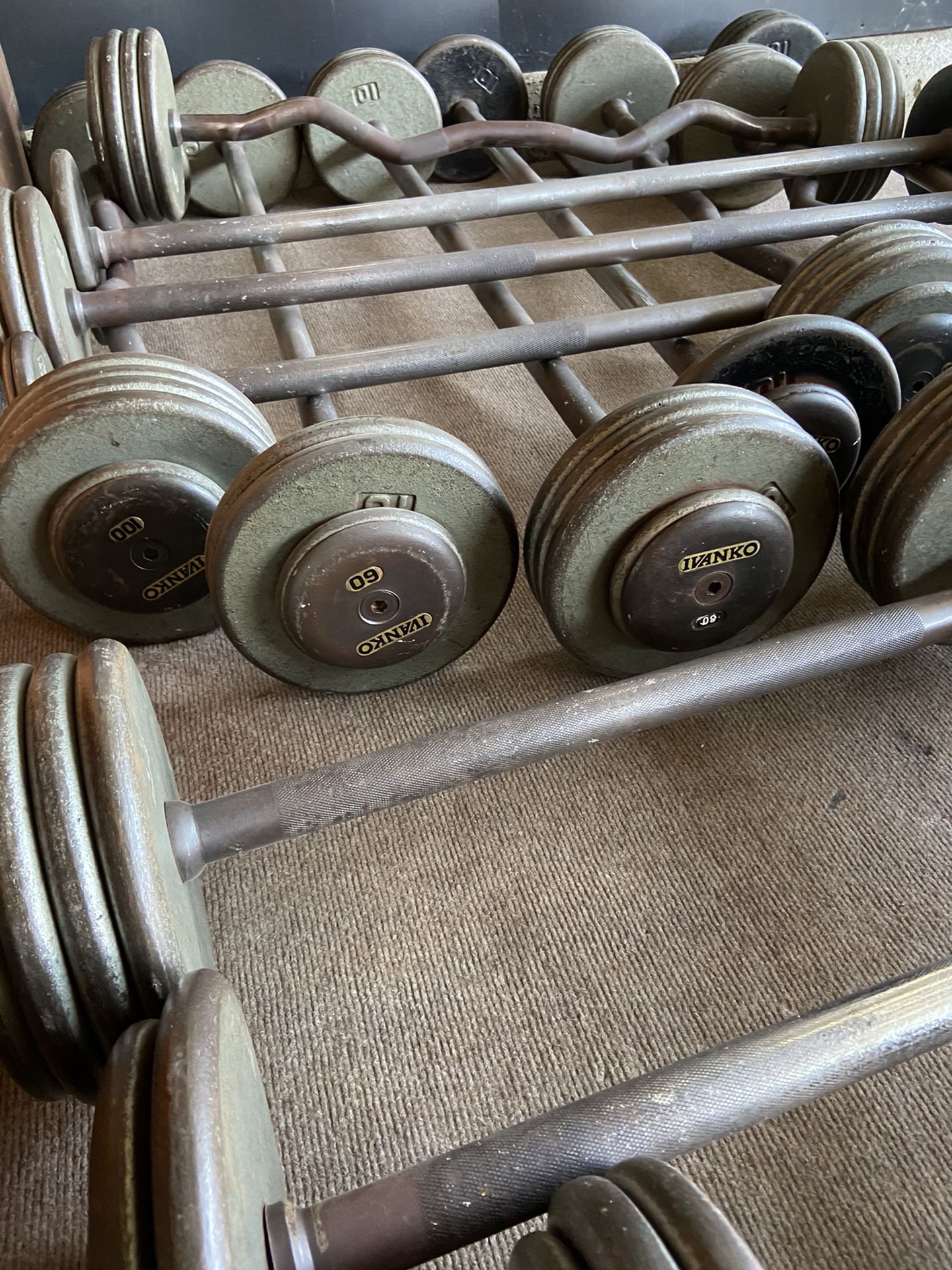 Ivanko straight and curl bars