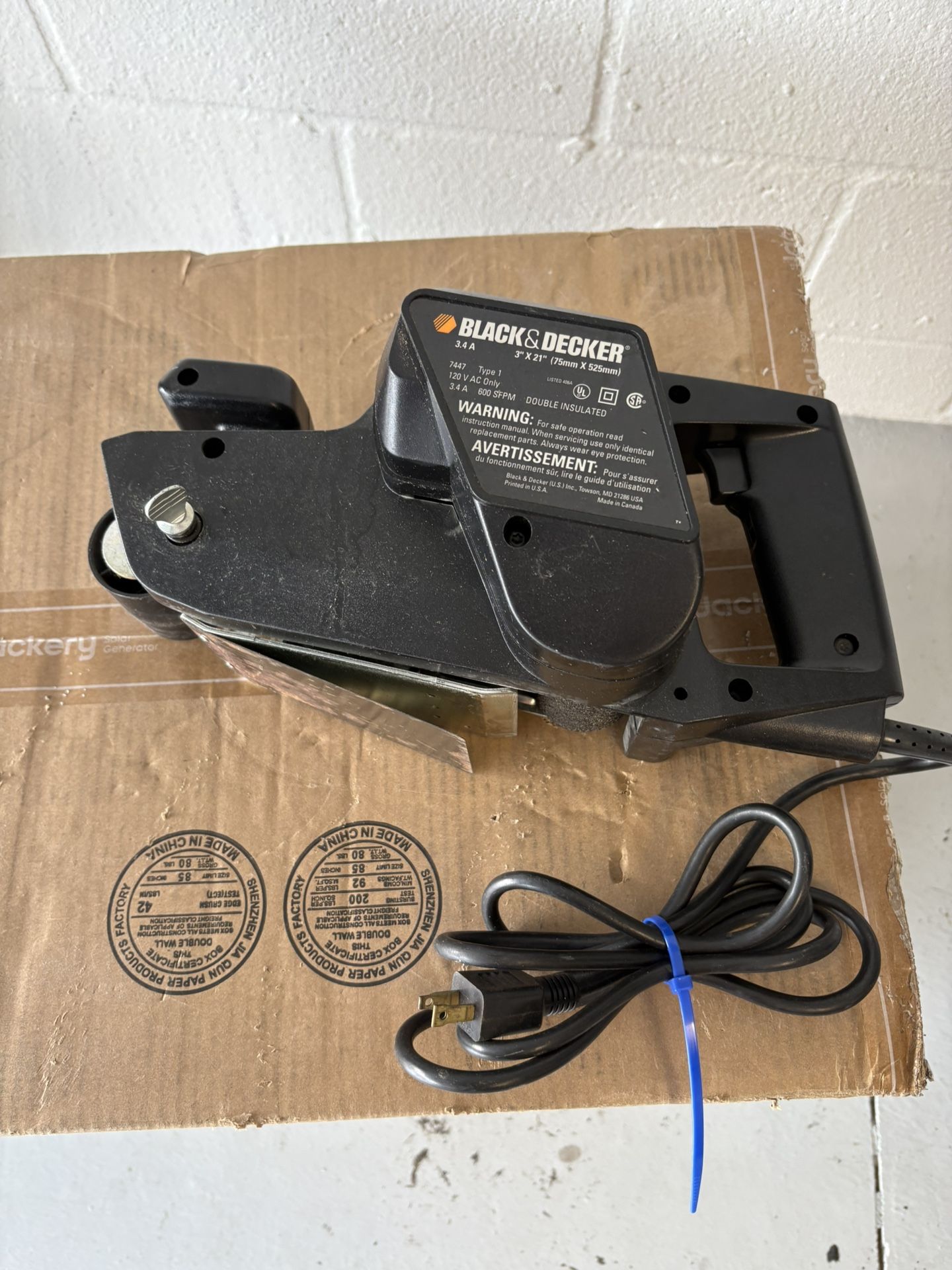 Black & Decker 3 Inch Belt Sander