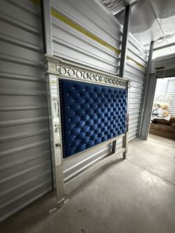 Navy Blue Headboard