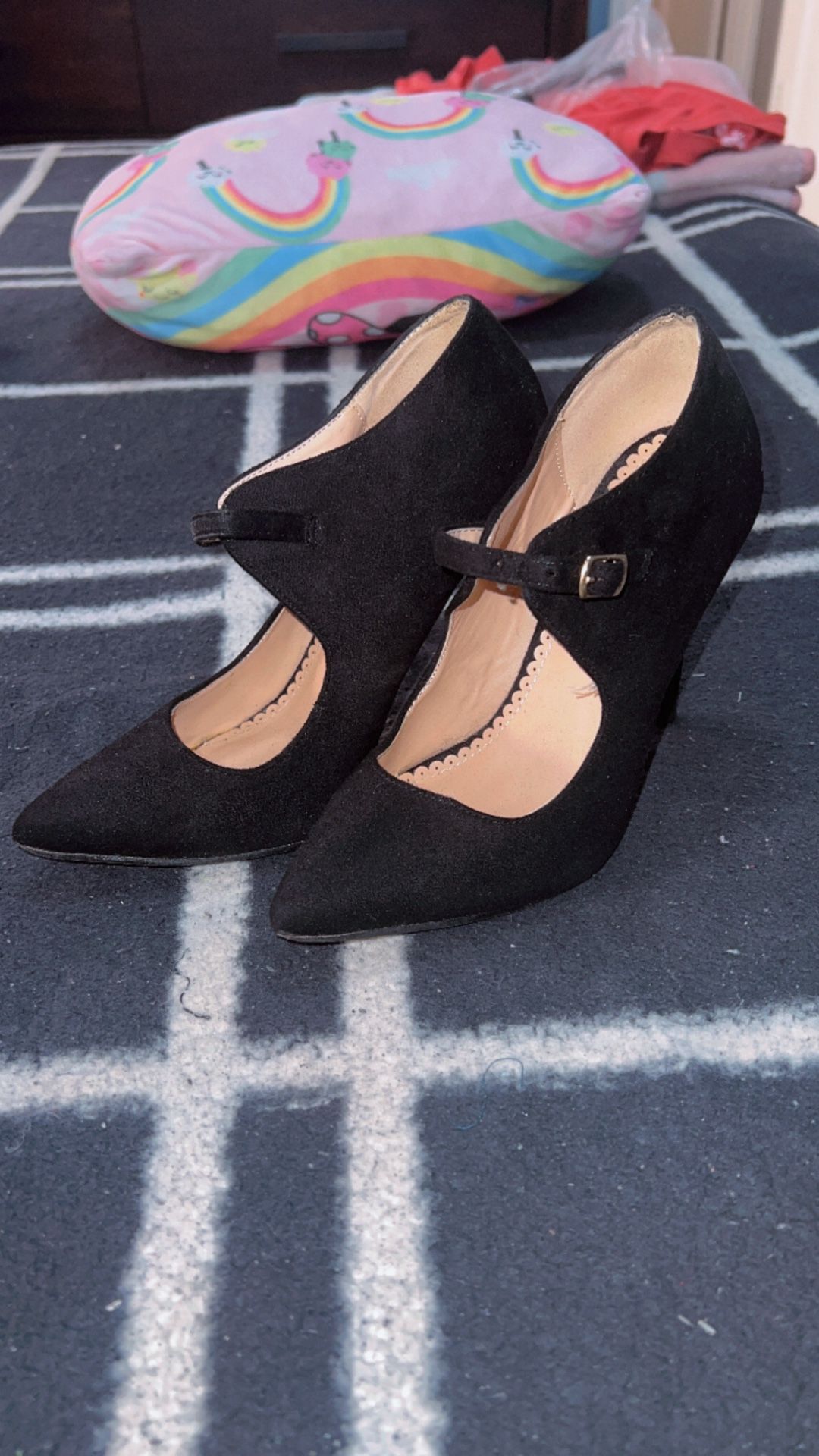 Black Heels 7 1/2