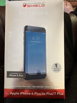 Screen protector for iPhone plus models 6-8