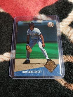 1992 Fleer Don Mattingly Award Winners Card #19/25