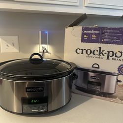 Crock-Pot 8 Qt Countdown Slow Cooker – New w/ Box