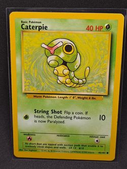 Pokemon, Basic Pokemon, Caterpie 45/102