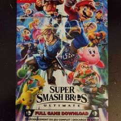 Super Smash Bros Ultimate Switch Digital