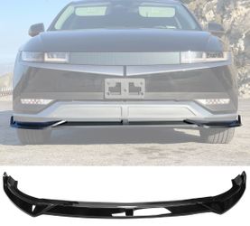 22-24 Hyundai Ioniq 5 Gloss Black Front Bumper Lip Spoiler