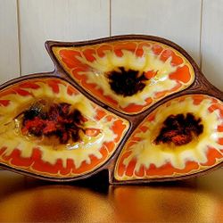 Vintage Treasure Craft Serving Dish