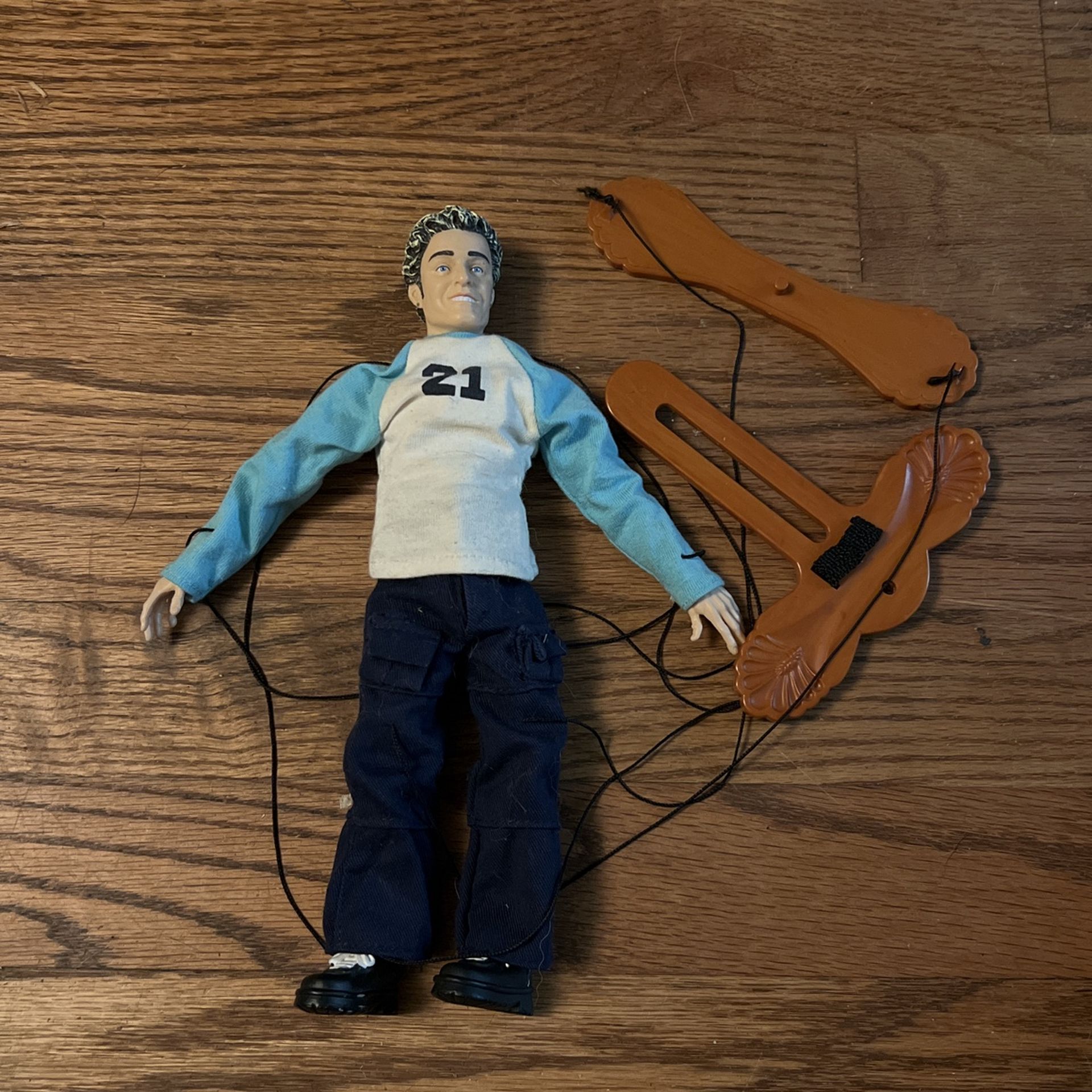 Vintage NSYNC Collectable Marionette String Puppet Dolls 2000 Justin Timberlake