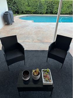 Outside patio furniture